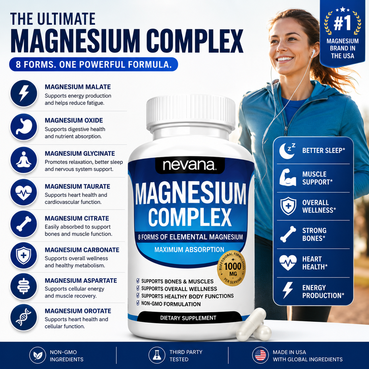 Nevana Magnesium Supplement